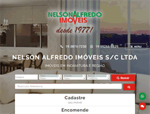 Tablet Screenshot of nelsonalfredoimoveis.com.br